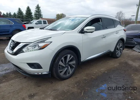2017 Nissan Murano Platinum z USA, uszkodzony, nr VIN 5N1AZ2MH5HN152288